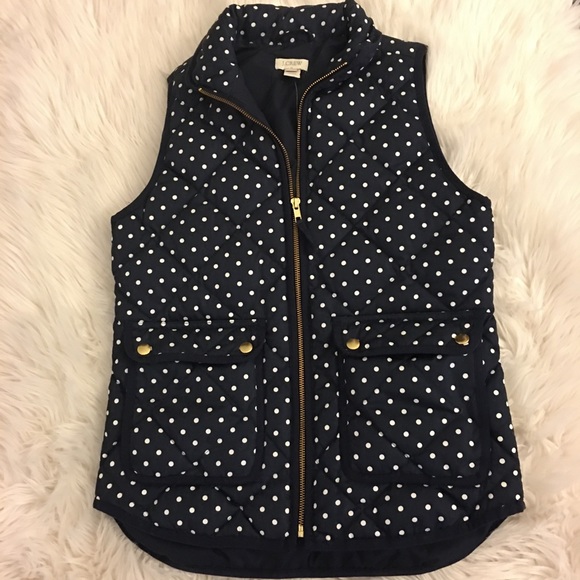 J. Crew | polka dot | excursion | quilted vest - Picture 3 of 13